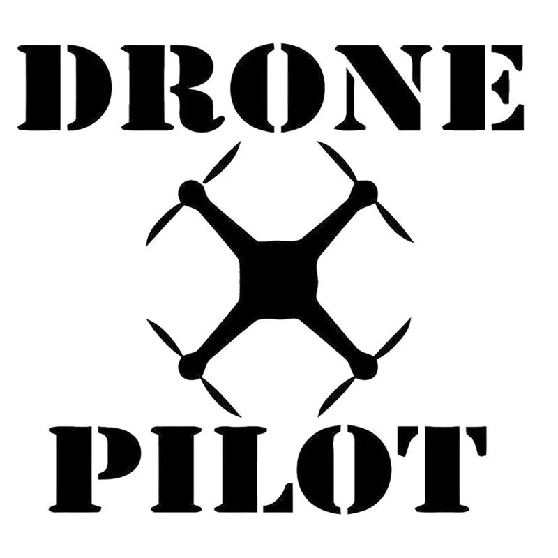 

15*13.9CM DRONE PILOT Individualization Car-styling Car Sticker Vinyl Decal Computer Sticker Home Sticker Motorcycle Stickers