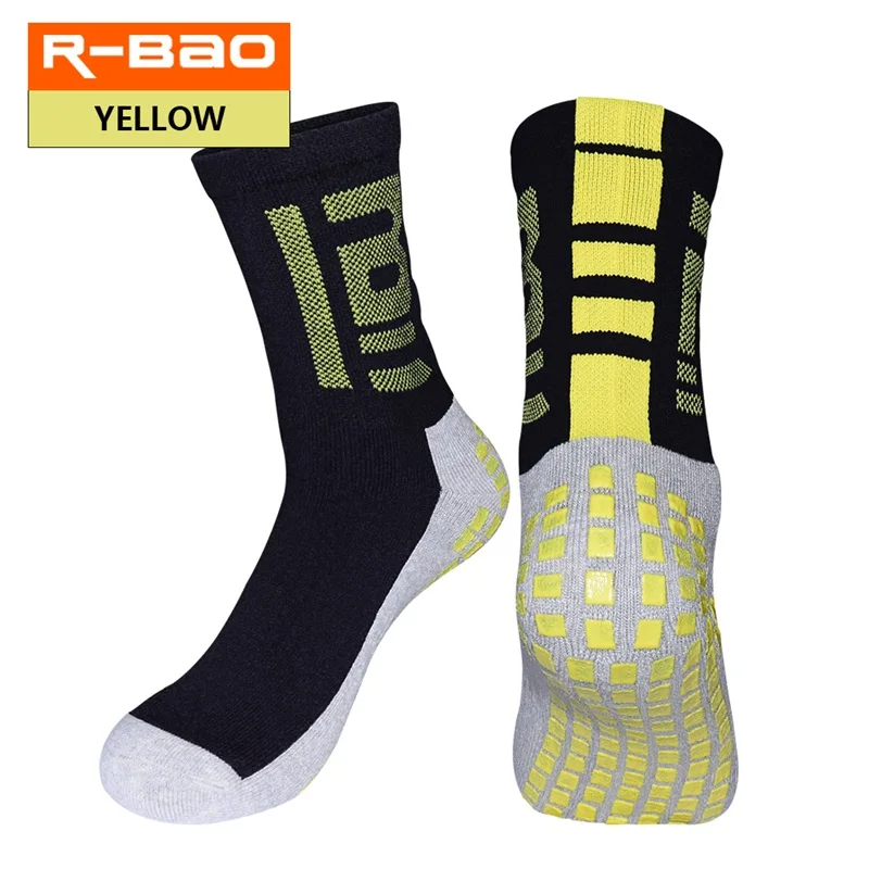 RB6604 R-BAO Adult Terry Sole Soccer Socks High-quality Non-slip Football Short Socks