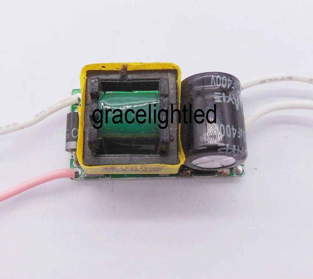 10 шт. 6-12X1W светодиодный драйвер 85-265 V вход для E27 GU10 E14 светодиодный светильник высокого качества