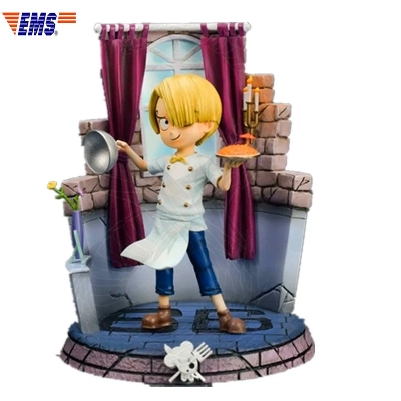 

ONE PIECE Childhood Series The Straw Hat Pirates Chef Childhood Vinsmoke Sanji Resin Scenes Statue Decoration Action Figure X562