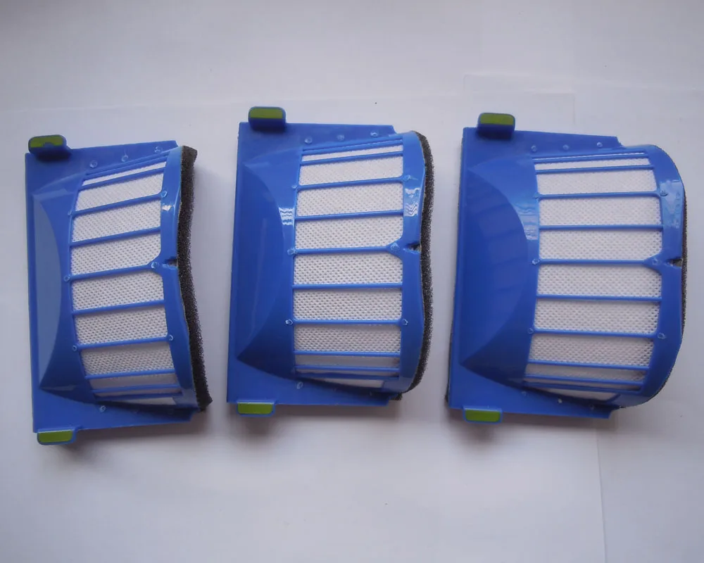 

100 pieces AeroVac Blue Filter for iRobot Roomba 500 550 551 552 Vacuum Cleaner Drop shipping