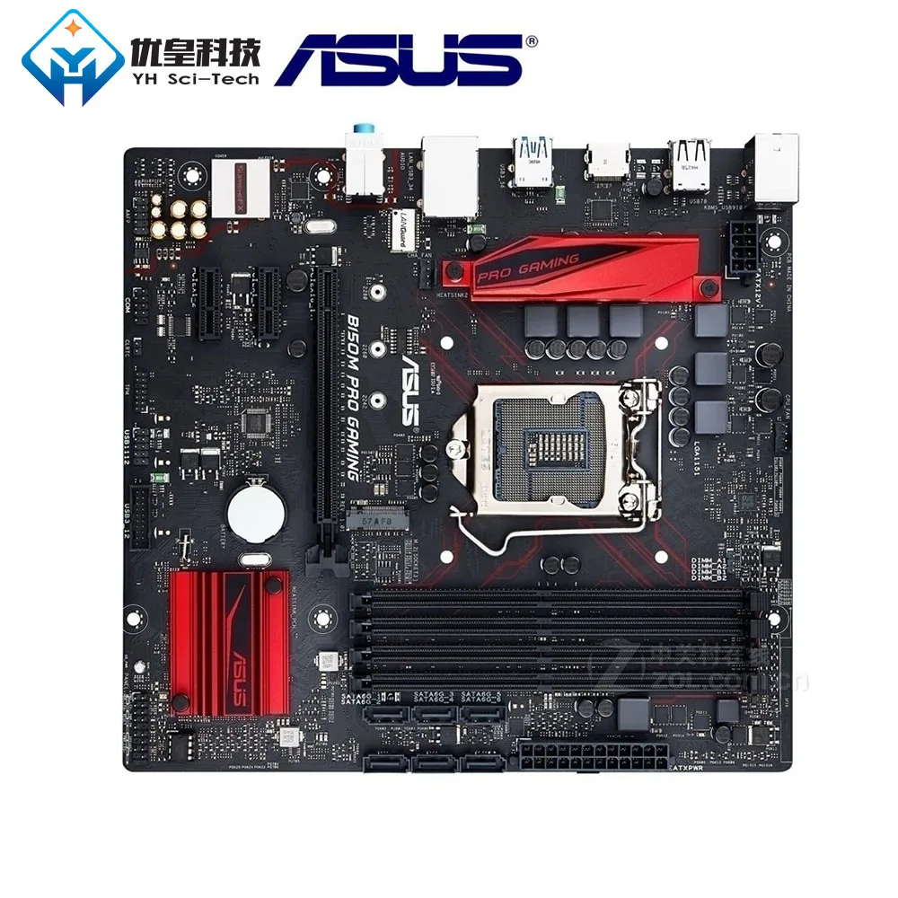 Asus B150M PRO GAMING Intel B150 оригинальная материнская плата для настольных ПК LGA 1151 Core