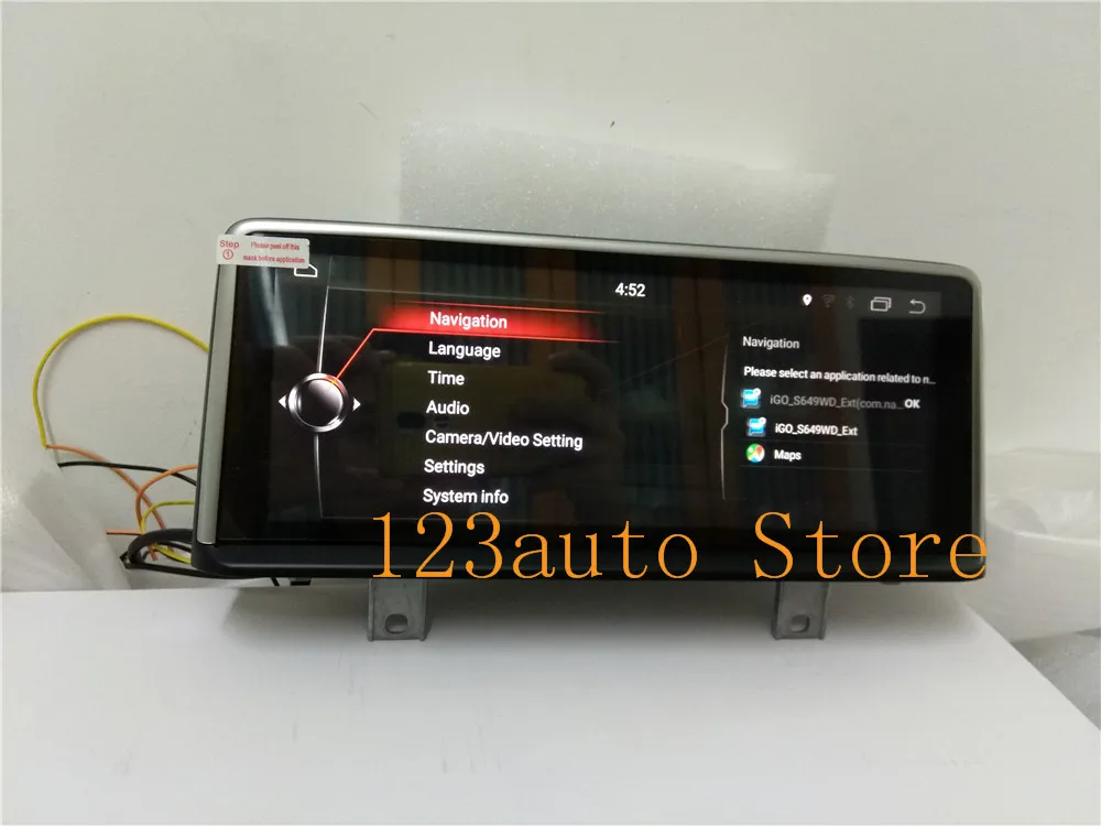 10,2" Android 9,0 4 Гб ram 32G Автомобильный dvd-плеер gps навигация для BMW 3 серии F30 F31 F32 F33 F36 2010- NBT стерео радио px6