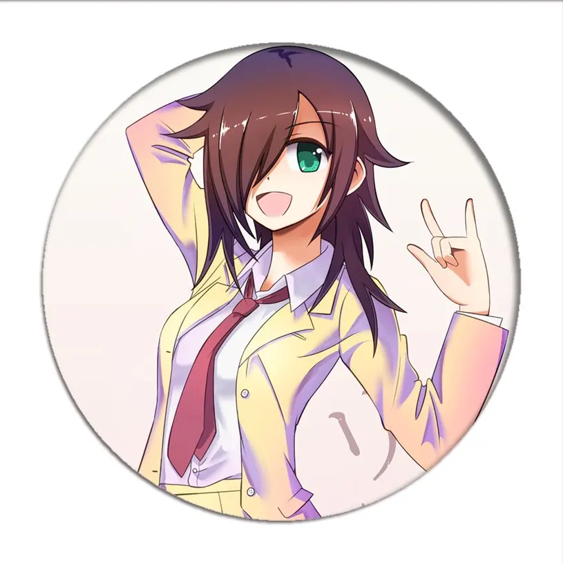 Брошь в стиле аниме Watamote Значки для косплея Kuroki Tomoko значки Tomoki коллекция Nico Tanigawa