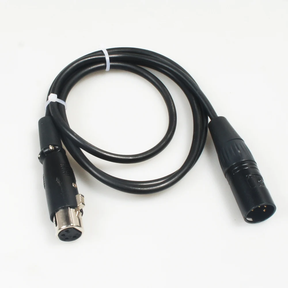Anton Camera Cable Male 4pin To Female 4Pin XLR Power Cable CANNON 4