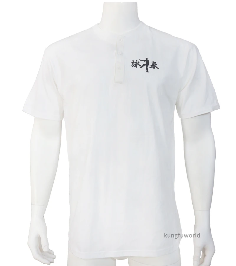 

Summer Shaolin Kung fu Wing Chun Tai chi T-shirt Martial arts Wushu Uniform Training Clothing