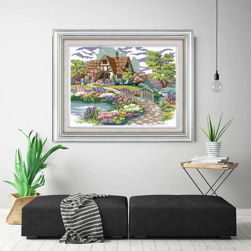 Dream house европейский стиль украшения для дома в китайском стиле вышивка крестиком
