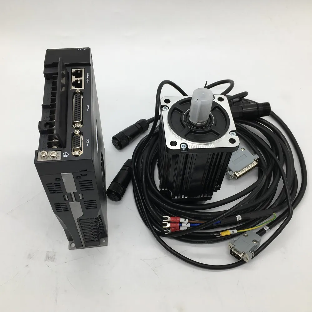 

Free ship ! 400W 0.4KW AC Servo Motor Drive NEMA24 60mm 220V 2A 1.27Nm 3000r/min Modbus RS485 for CNC