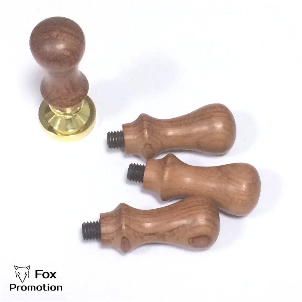 Natural Wooden mini Handle,for Customized wax stamp league DIY gift