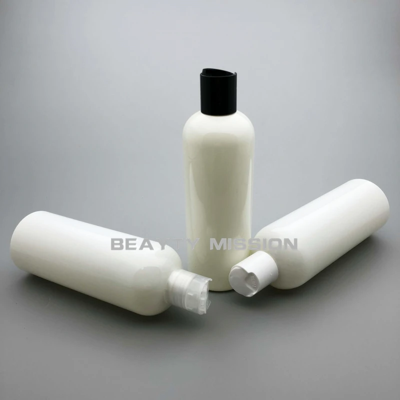 Garrafa de Plástico de Óleo Beleza Missão Lote 300 ml Pet Shampoo Cosméticos Loção Disco Cap Recarregáveis Perfume Recipiente 20 Pçs - 9 High Quality Beleza e saúde