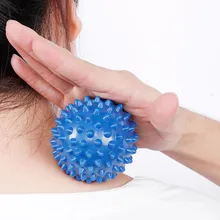 ПВХ колючий массажный шарик боль в ногах и Подошвенный Фасцит рельевер Ежик