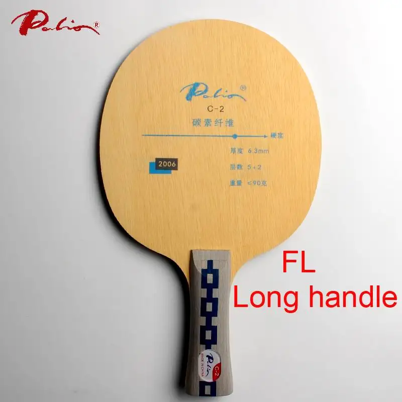 FL long handle Palio официальный C-2 Настольный теннис лезвия высокого эластичный хорошо в скорости и управления ракетка для настольного тенниса игры пинг-понг игры - Цвет: FL long handle