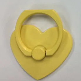 360 Degree Plastic Heart Pattern Finger Ring Mobile Phone Stand Holder For iPhone Samsung Xiaomi Smart Phone GPS Car Mount Stand