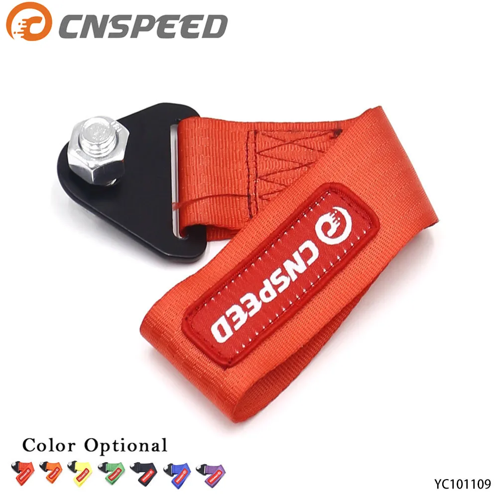 شحن مجاني CNSPEED سحب حزام العالمي عالية الجودة سباق سيارة Tow Strap/سحب الحبال/هوك/سحب القضبان