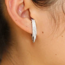 Простые минималистичные серьги с тонким CZ блестящим кристаллом, серьги с циркониевым камнем, женские подарки на день рождения, элегантные сверкающие cz серьги