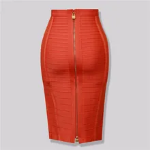 Горячая Распродажа 5 цветов Женская HL повязная юбка длина до колен облегающая юбка наивысшего качества