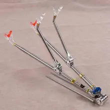 Телескопический Съемный держатель удочки поддержка из нержавеющей стали двойные стержни кронштейн рыболовные аксессуары инструмент