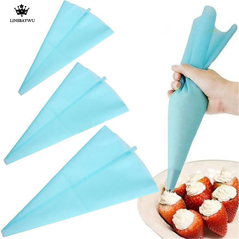 

Eco Friendly Reusable Silicone Pastry Bag Cake Tool Decorating Cream Icing Piping Bag Tool Bakery Dessert Baking Tools