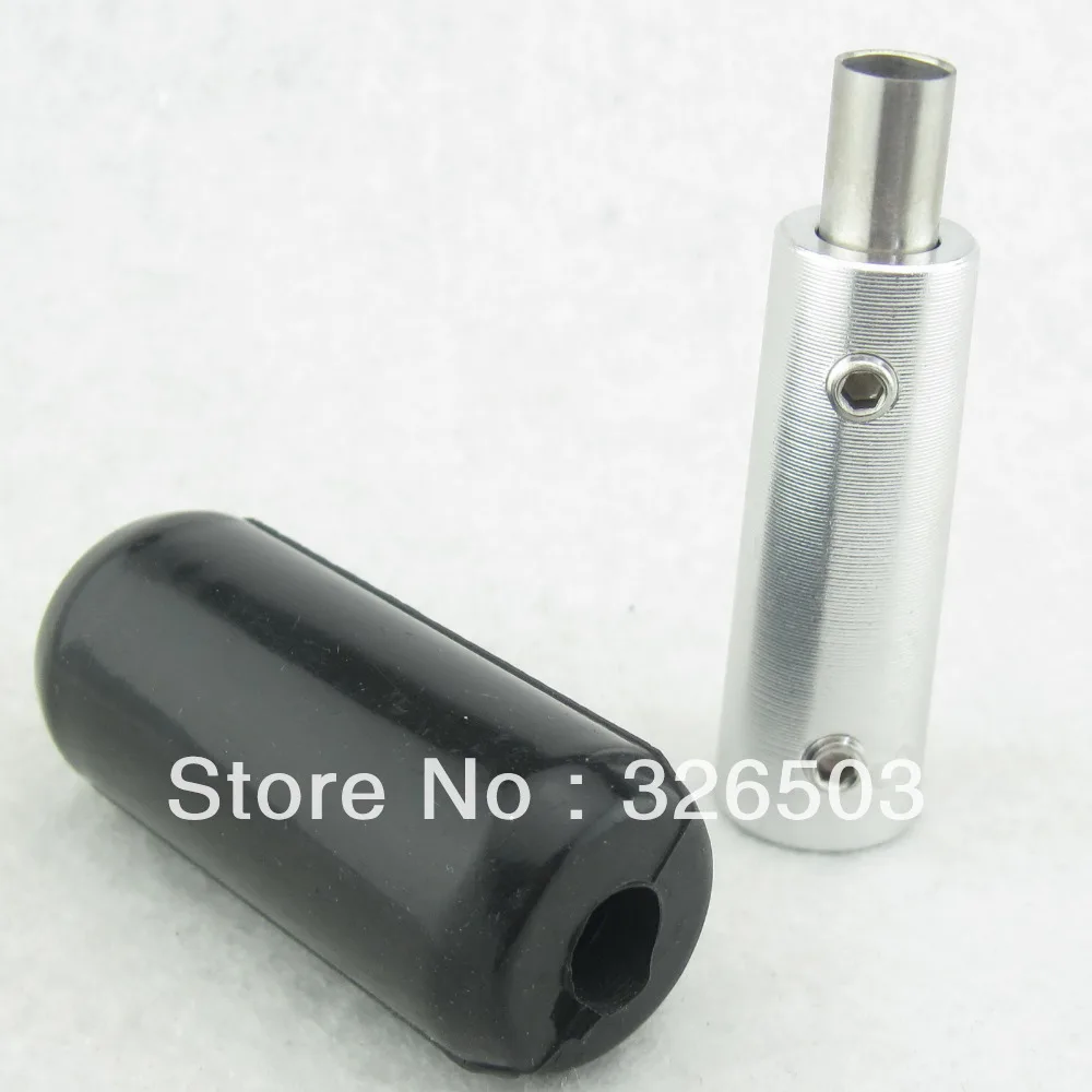 

One Black 22mm Tattoo Silicone Rubber Grip Cover With Core Pipe For Tattoo Grip Supply SGR22-A