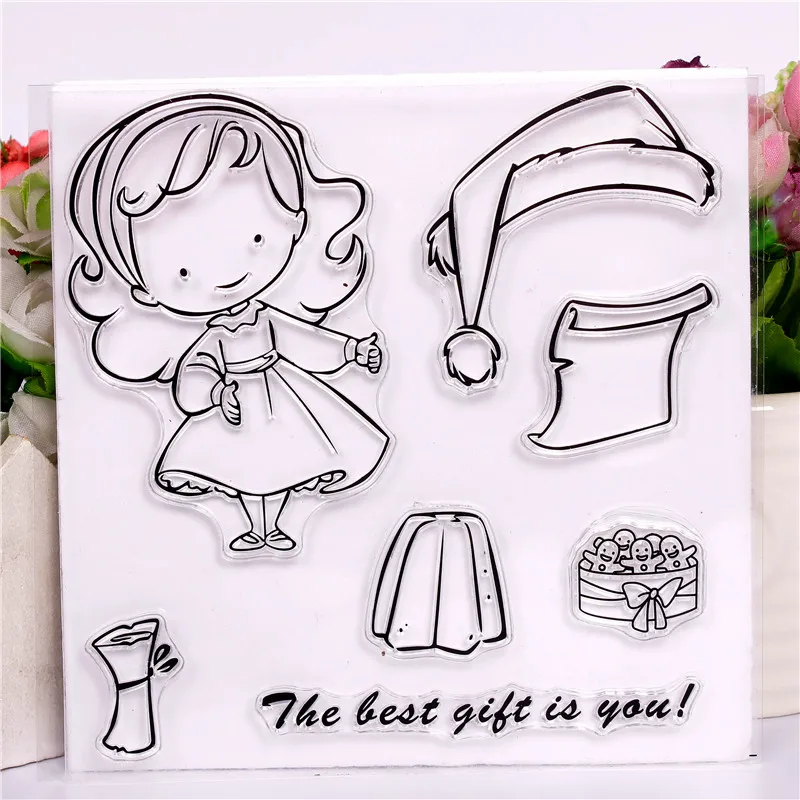 Rubber Silicone Clear Stamps for Scrapbooking Tampons Transparents Seal