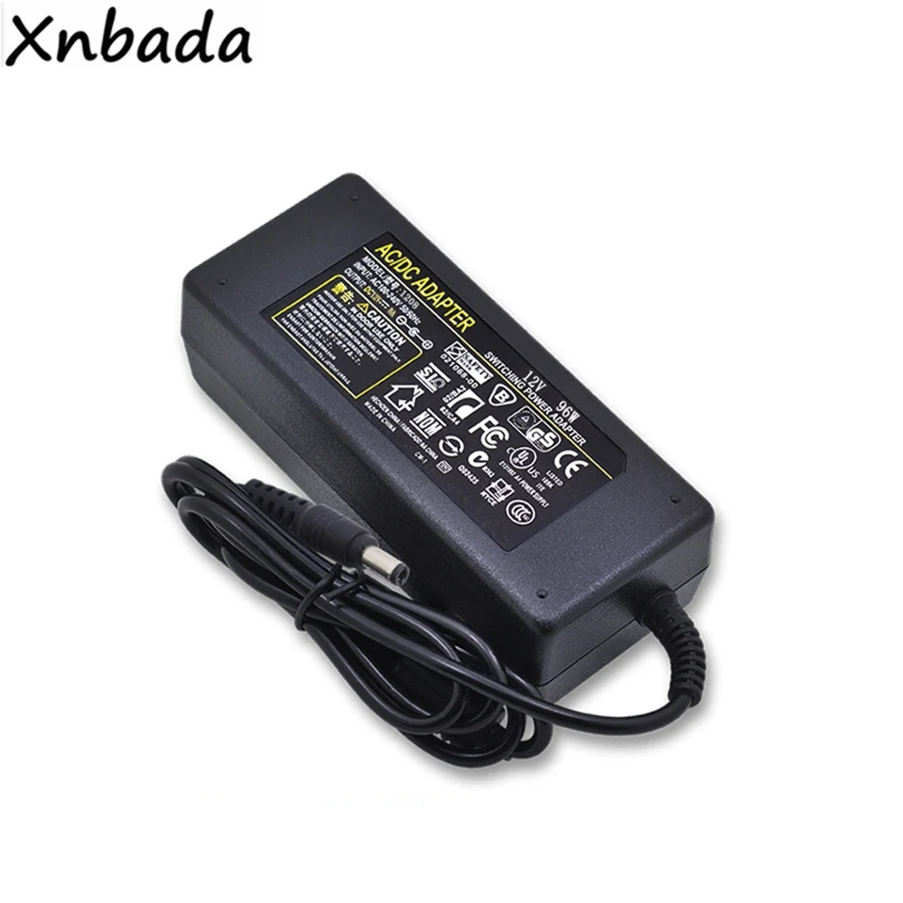 Светодиодный источник питания от AC100 240V до DC12V 12 В 1A 2A 3A 5A 6A 7A 8A 10A 12.5A светодиодный