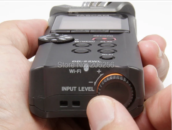 Портативный ручной диктофон Tascam DR-22WL с Wi-Fi