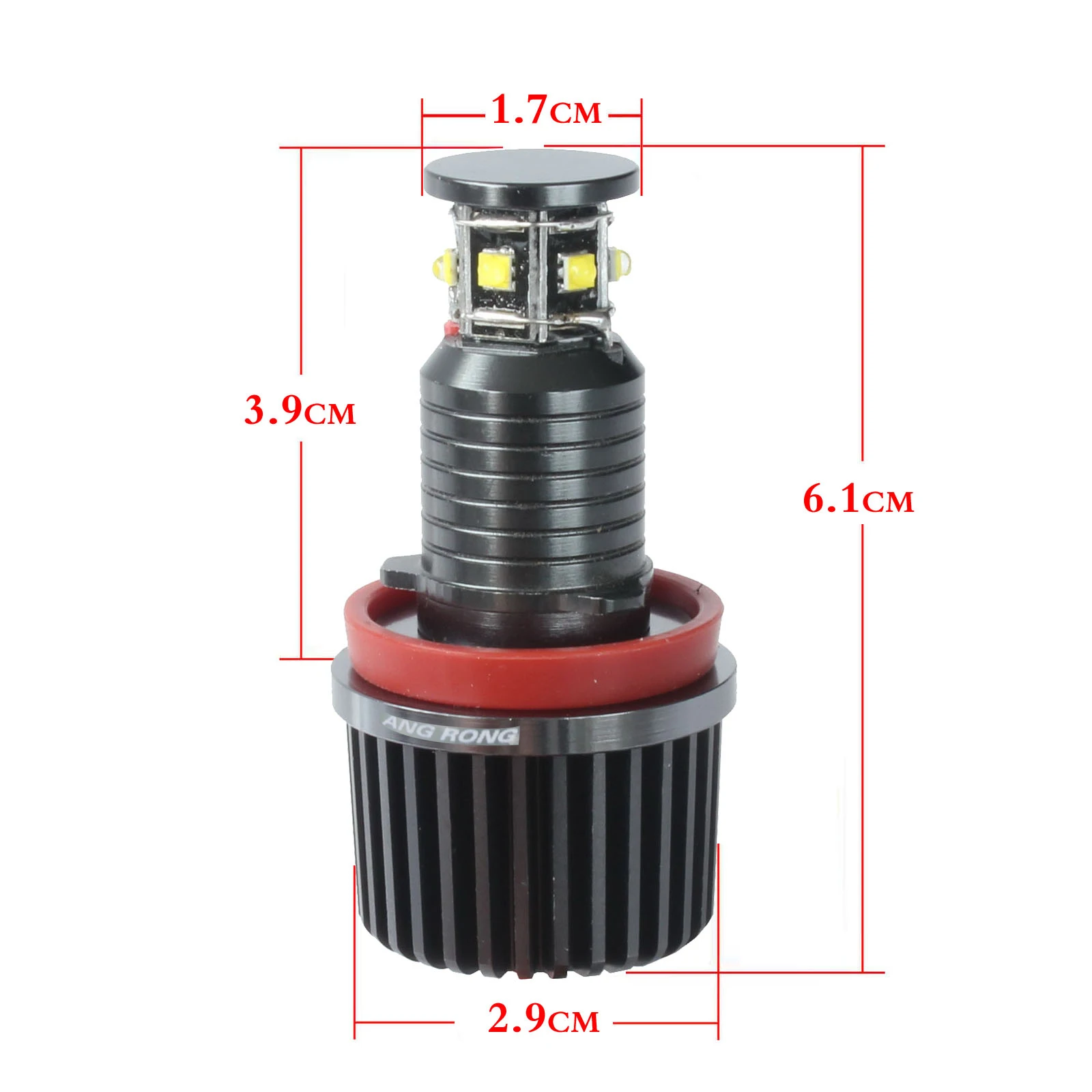 ANGRONG 2x Canbus H8 60 Вт C, РЗЭ светодио дный Ангел глаз Halo лампа для BMW E82 E88 E90 E92 E60 E61 X6