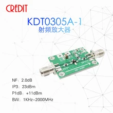 LNA низкий уровень шума 1 кГц-2 ГГц RF усилитель 32 дБ Малый усилитель сигнала с высоким коэффициентом усиления широкополосный