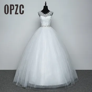 

Real Photo Custom made vestido de noiva de 2020 Hot Sale Sweetangel Luxurious Lace Bra Straps Cheap Wedding Dresses with Bead 44
