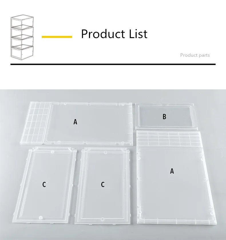 1 шт. баскетбольный AJ ящик для обуви, органайзер для обуви, прозрачный пластиковый ящик для хранения обуви, настенный дисплей