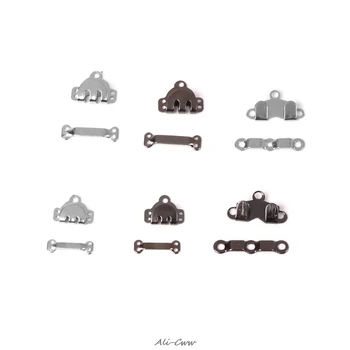 

10x Trouser Skirt Hooks + Bars Fasteners For Suit Pants Extenders Tailor Sewing