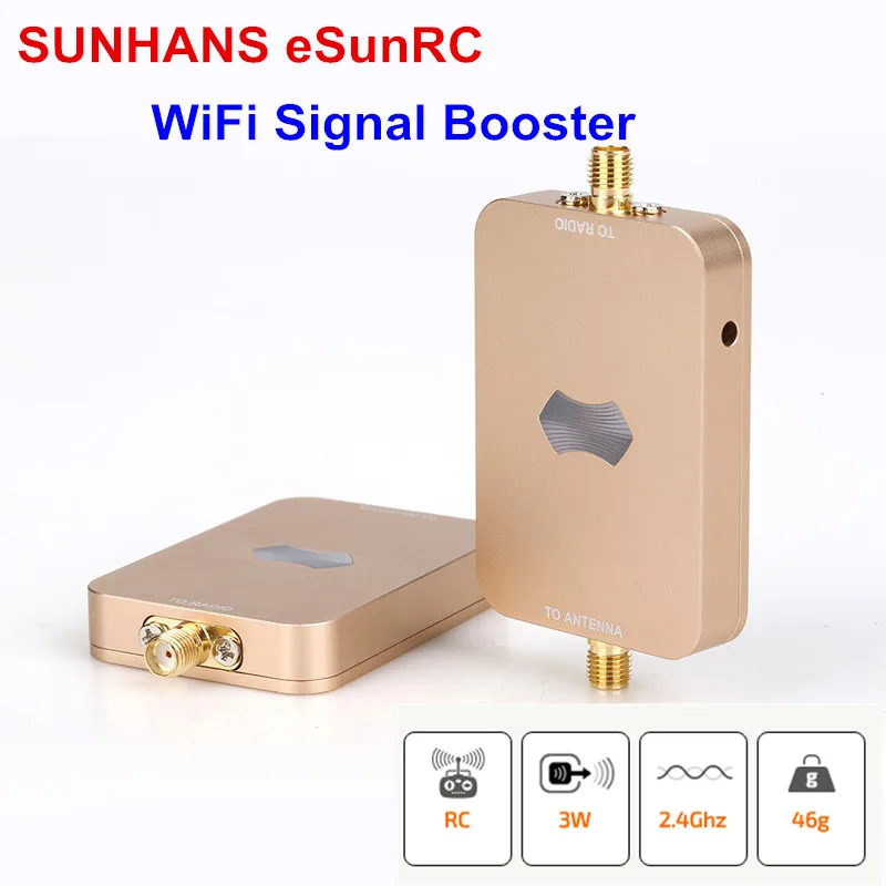 

2pcs/Lot 100% Original SUNHANS eSunRC 2.4Ghz 3000mW 35dBm For UAV Wireless WiFi Signal Booster Signal Amplifiler