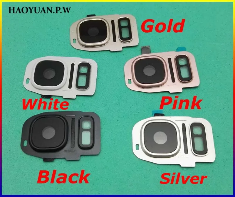 

HAOYUAN.P.W Back Camera Glass Lens+Frame Housing For Samsung Galaxy S7 Edge G935 G9350 G935F/A/T For S7 G930 G9300 G930F/A/T