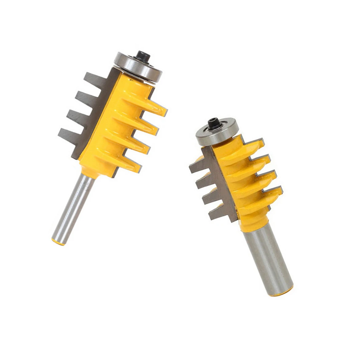 Reversible Finger Joint Glue Router Bit Cone Tenon Woodwork Cutter Power Tools 1/2", 1/4" ,8mm