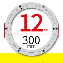 SS H12INCH 30CM OD Anti Skid Soft Rubber Tips ADVANCED Aluminium Alloy Lazy Susan Turntable Swivel