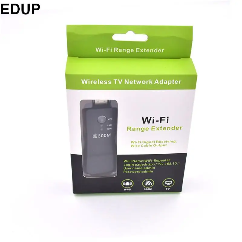 

300M USB wireless repeater Wireless adapter for Smart TV wifi adapter repeater ethernet bridge for Samsung Sony LG any tv