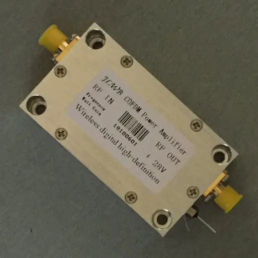 

UAV COFDM Graphic Power Amplifier 0.1-1.5G 0.8 1.2 1.4G Power Amplifier 0.5W 28V