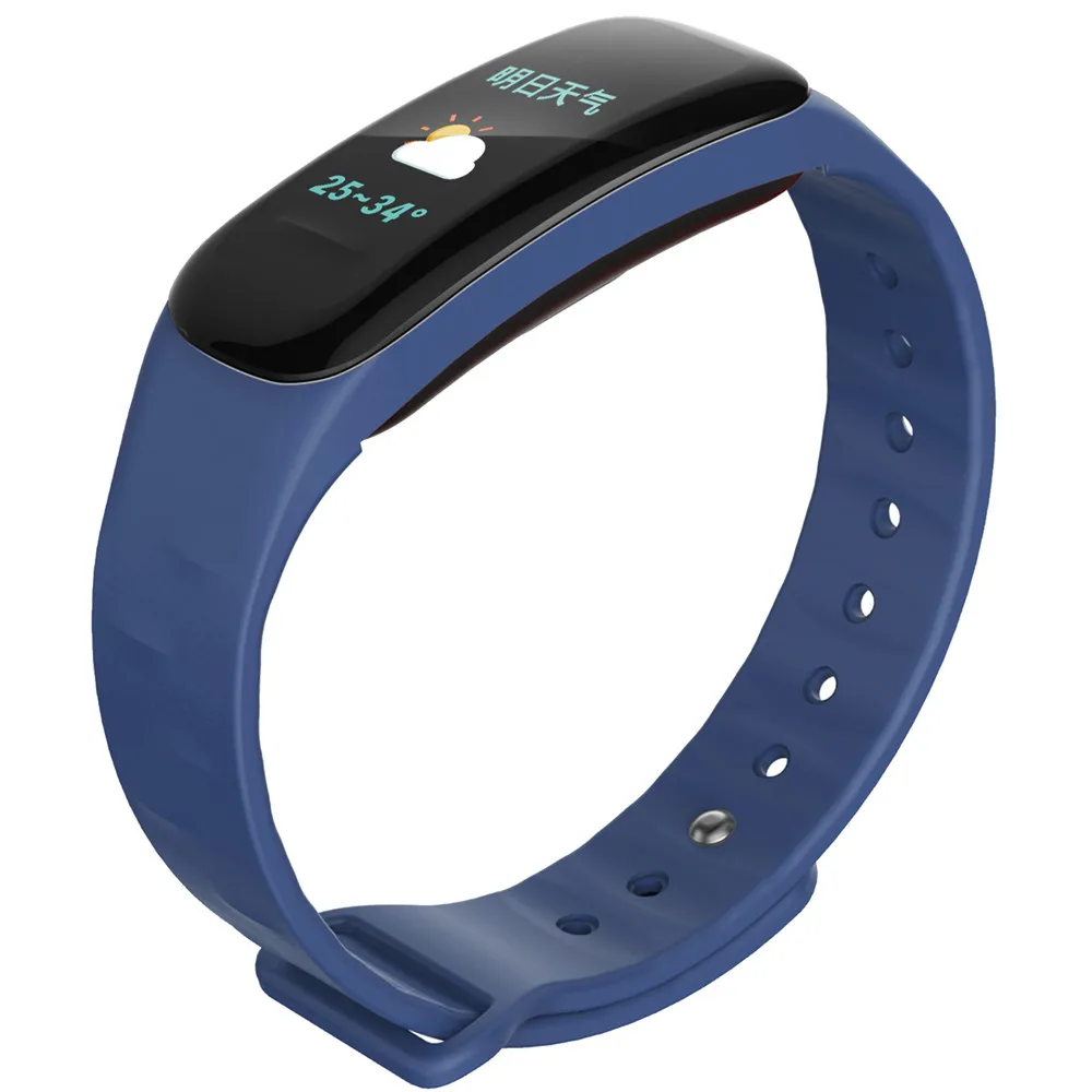 4 50% off ! CESSBO F602 Colorful Fitness Tracker Smart Bracelet Activity Tracker Smart Band with Heart Rate Sleep Monitor Pedometer Blood Pressure Smart Fitness Tracker Waterpoof Blue