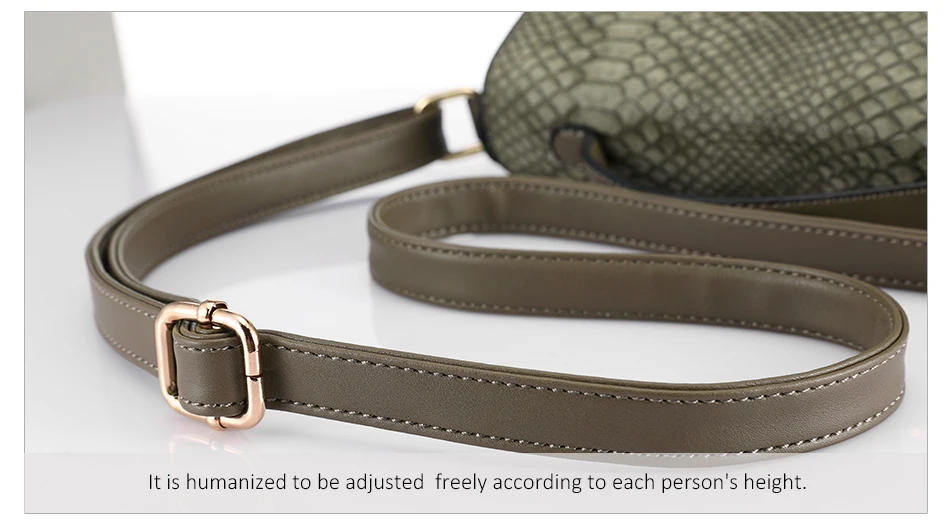 LOVEVOOK женские сумки Женская сумка через плечо Маленькая дамская сумка-мессенджер высокое качество с крокодиловым принтом лоскут PU