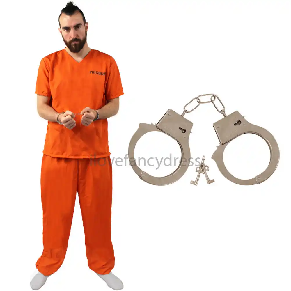 orange prisoner halloween costume