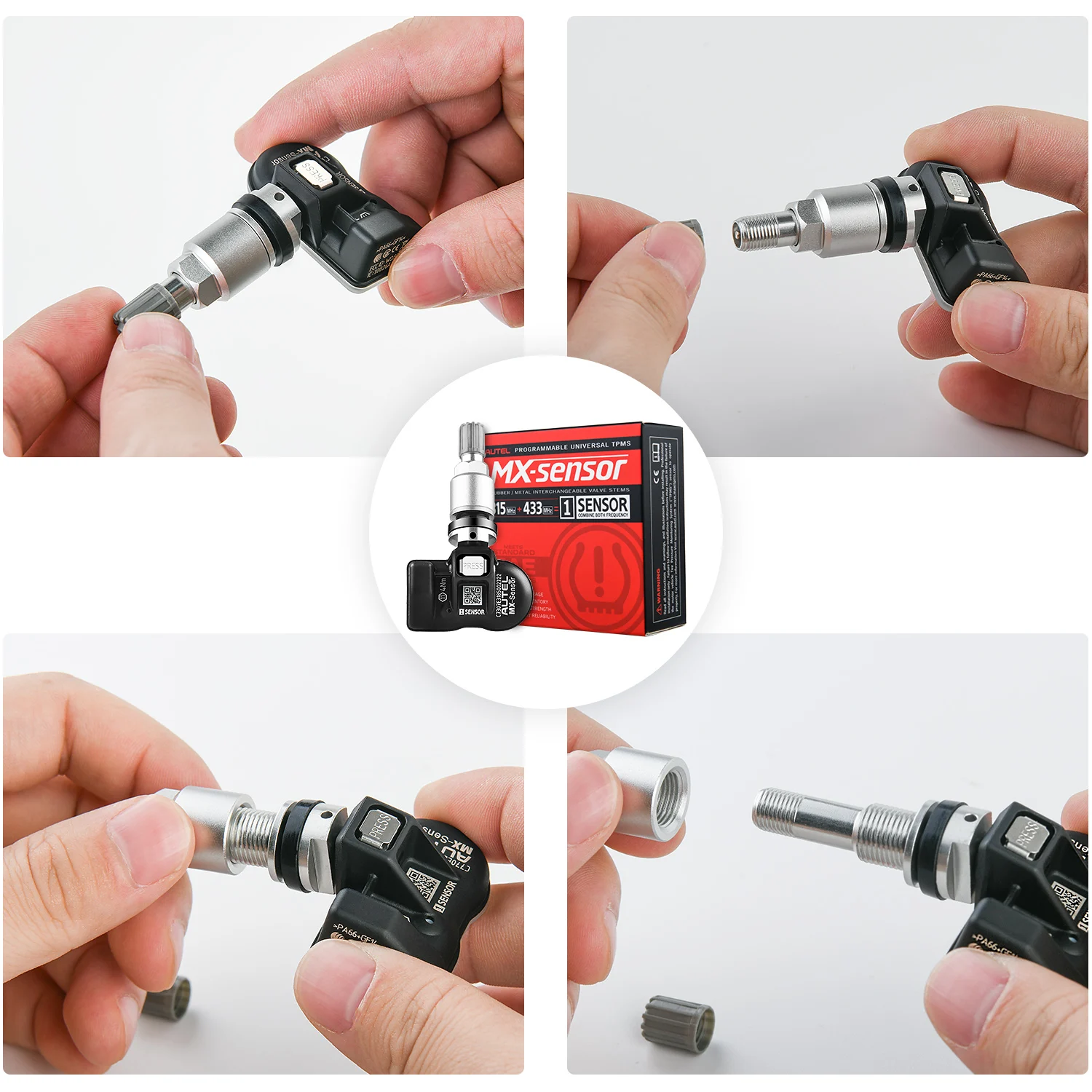 Датчик Autel TPMS MX Sensor 2в1 Инструменты для ремонта шин сенсор Поддержка