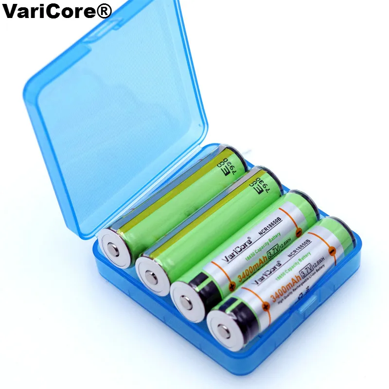 4 шт. аккумуляторные литий ионные батарейки 18650 мАч|battery battery battery|battery 4pcsrechargeable |