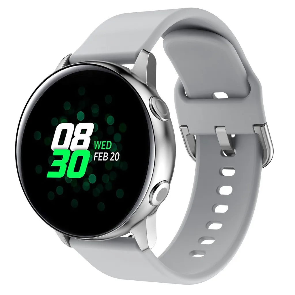 Силиконовый спортивный ремешок для Galaxy watch active smart watch ремешок для samsung Galaxy 42 мм Замена часов Новинка#25