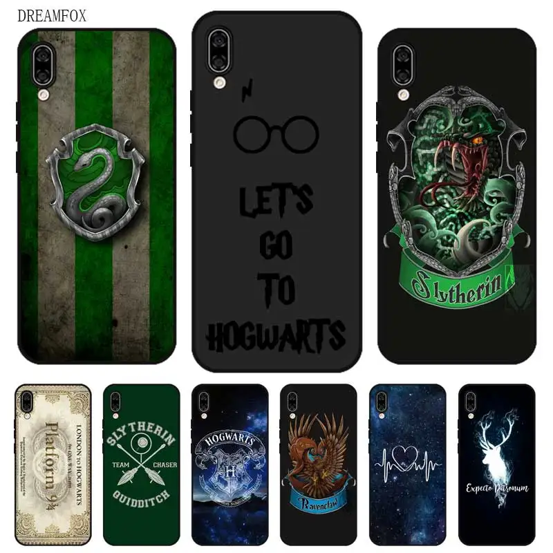 

P084 Harry Potter Cool Black Silicone Case Cover For Huawei Honor 8C 8X 9 10 20i V10 V20 Note10 Max Lite Magic2