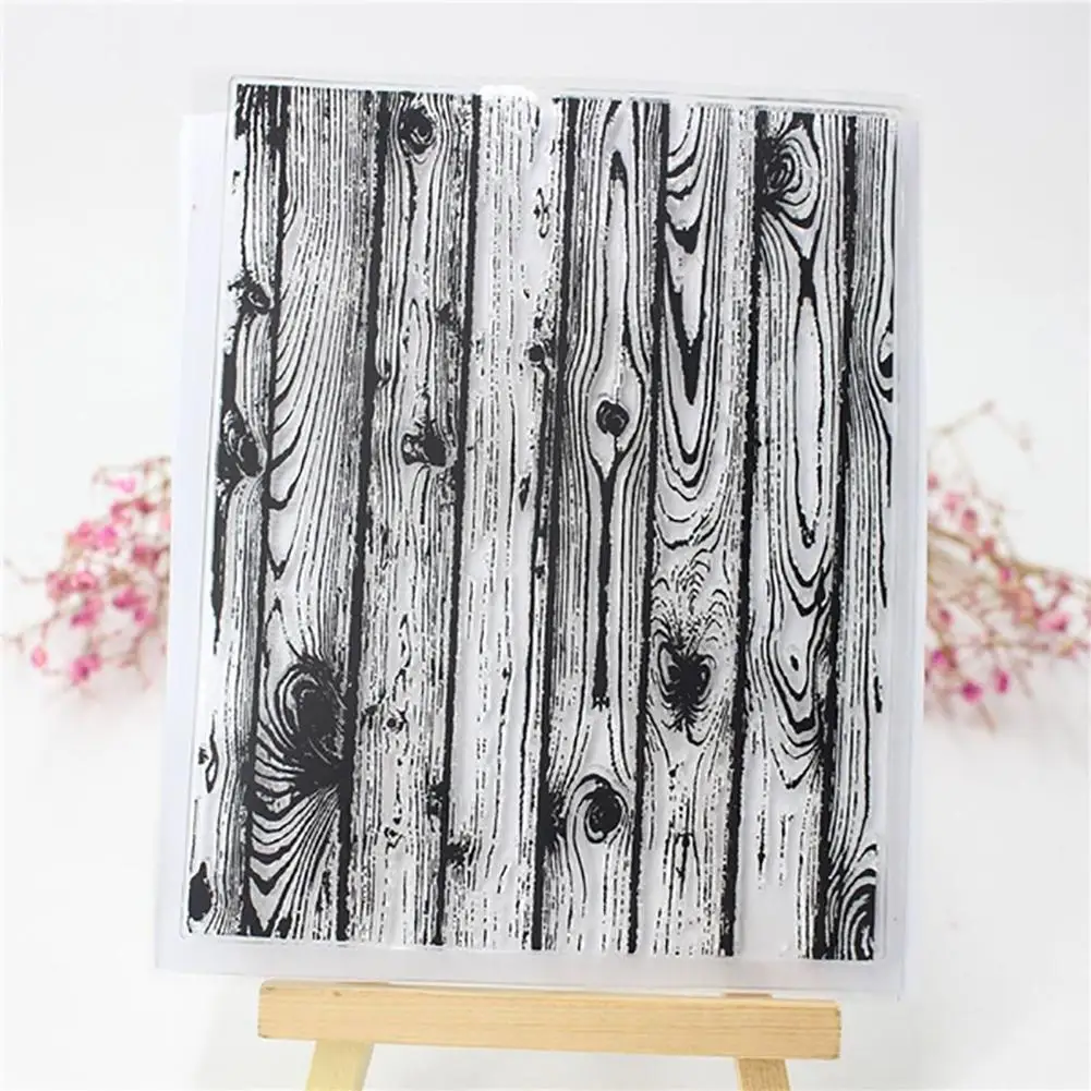 

Wooden Floor DIY Stamp Paper Cards Photo Album Scrapbooking Diary Decor Stamper Set