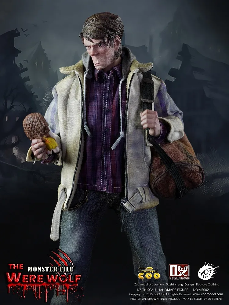 

File Series Second Bombs - The Were Wolf Werewolf In-stock COOMODEL X MF002 OUZHIXIANG 1/6 Monster