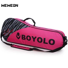 Женская сумка для бадминтона для ракетки Легкая теннисная сумка для хранения ракетки для бадминтона 3 цвета Мужская сумка на одно плечо для бадминтона