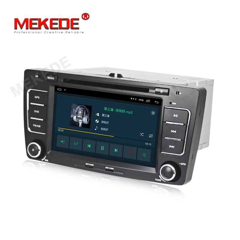 Flash Deal MEKEDE Android9.1 2GB RAM TWO DIN 4Core Car DVD For SKODA Octavia 2009-2013 Octavia2 Octavia A5 Radio Bluetooth DAB+ 4