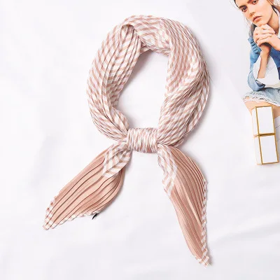 Горячая Распродажа маленький квадратный атласный шарф искусственный шелковый шарф женский элегантный женский платок аксессуары для бандан - Цвет: 33