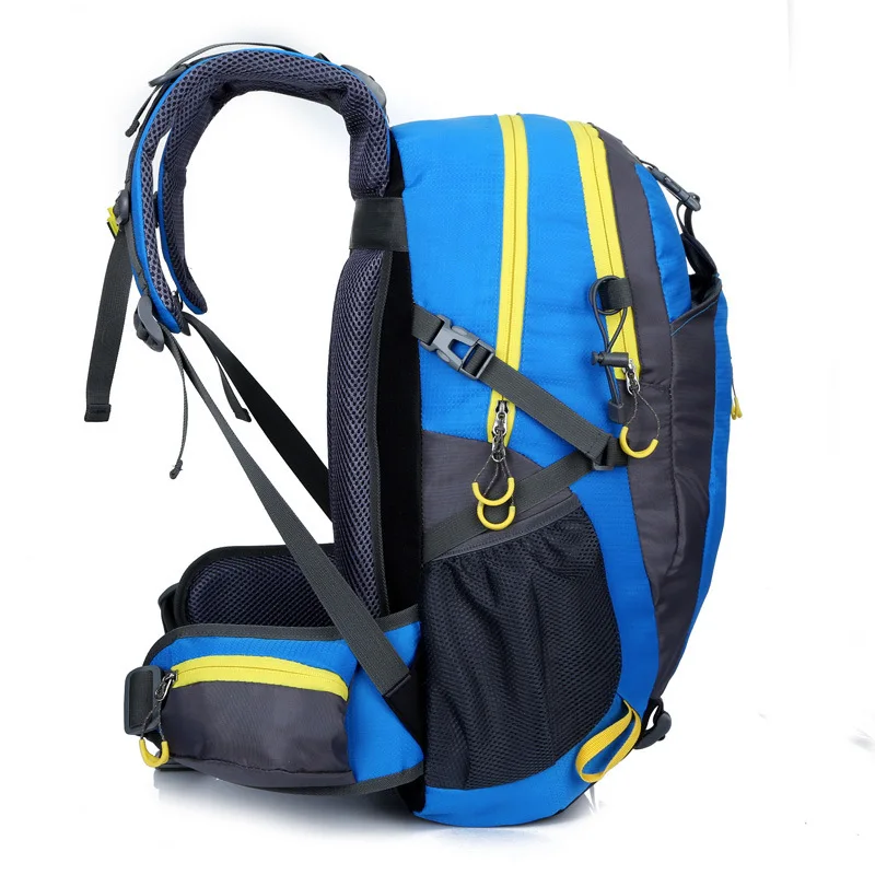 40l waterproof climbing backpack rucksack outdoor sports bag travel camping hiking trekking